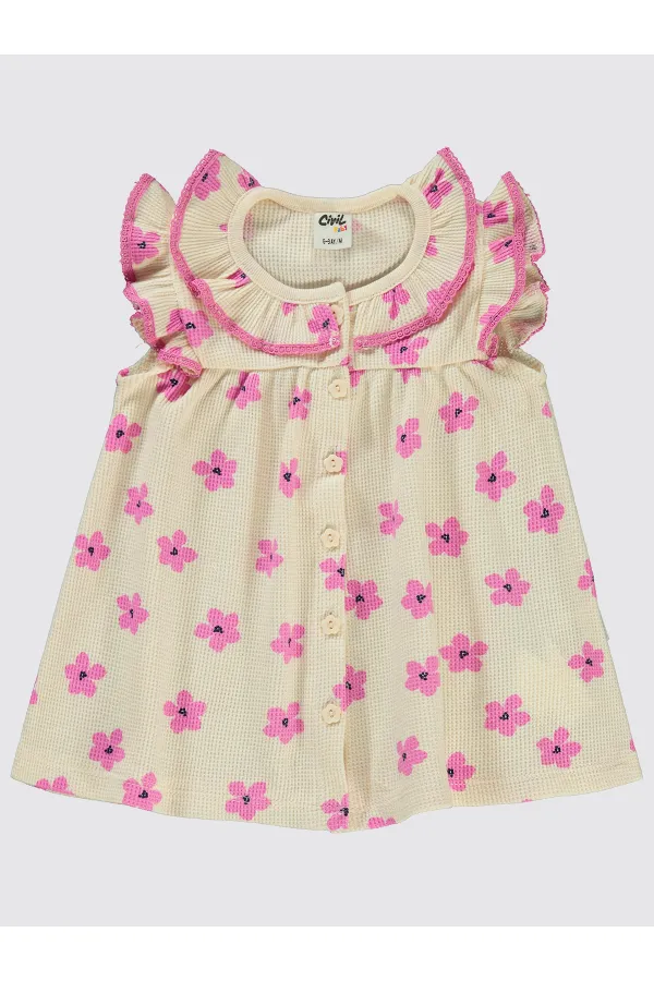 Bebek Jile ve Elbise 0-24 Ay FilDişi - Paket