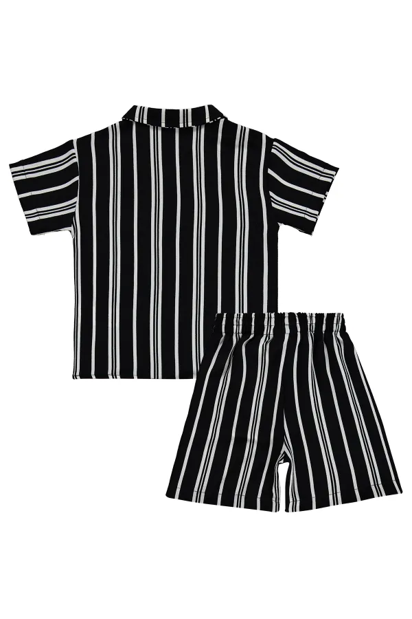 Ensemble d'équipe garçon 2-5 ans Noir - Emballage Ensemble d'équipe garçon 2-5 ans Noir - Emballage