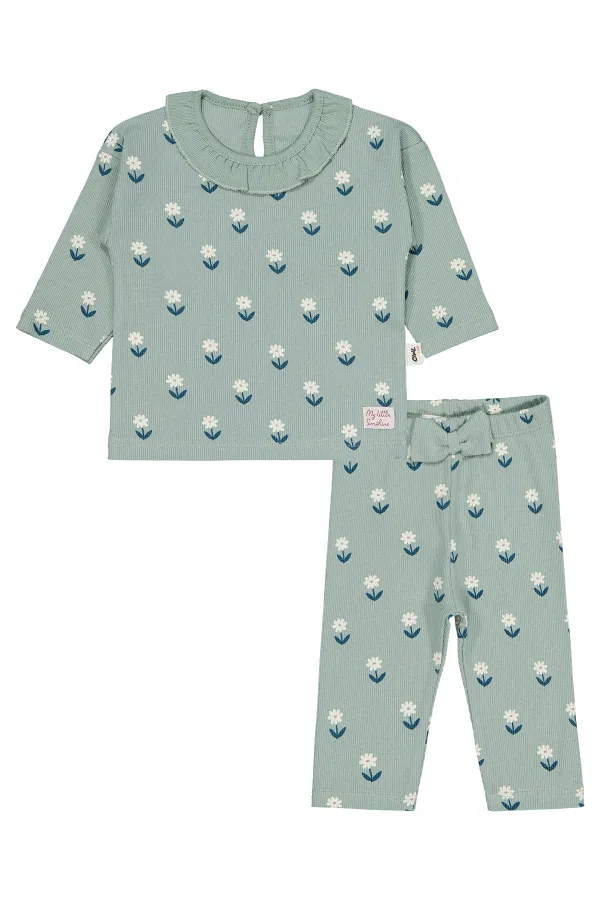 Baby Set 0-24 Months Almond Green - Package