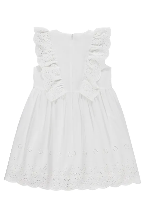 Girls' Jumpsuit and Dress, Ages 6-9, Off-White - Package