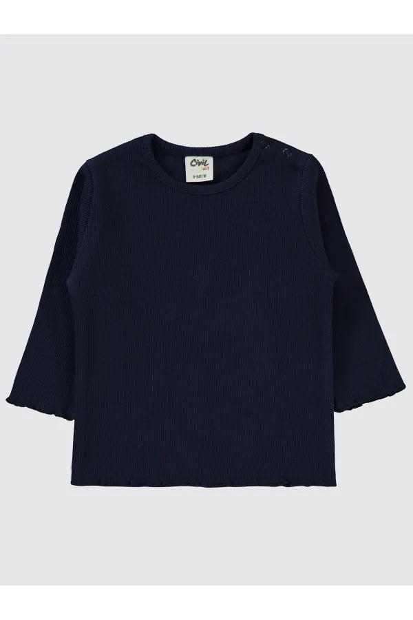 Sweat-shirt bébé 0-24 mois bleu marine - Lot