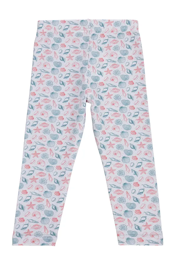 Kız Çocuk Tayt Km 2-5 Yaş Kırık Beyaz - Paket