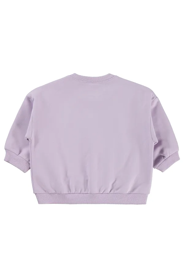 Bebek Sweatshirt 0-24 Ay Lila - Paket
