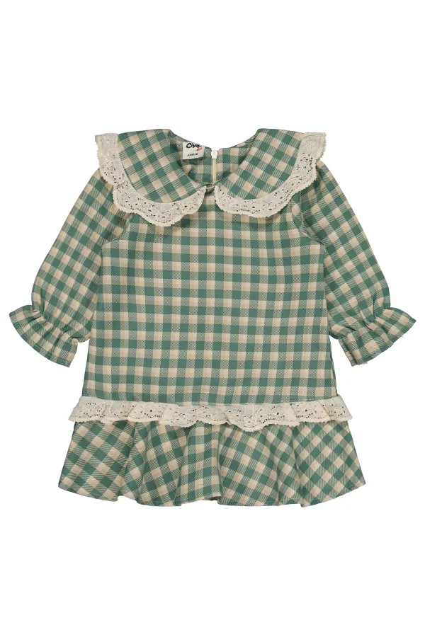 Bebek Jile ve Elbise 0-24 Ay Çağla Yeşili - Paket