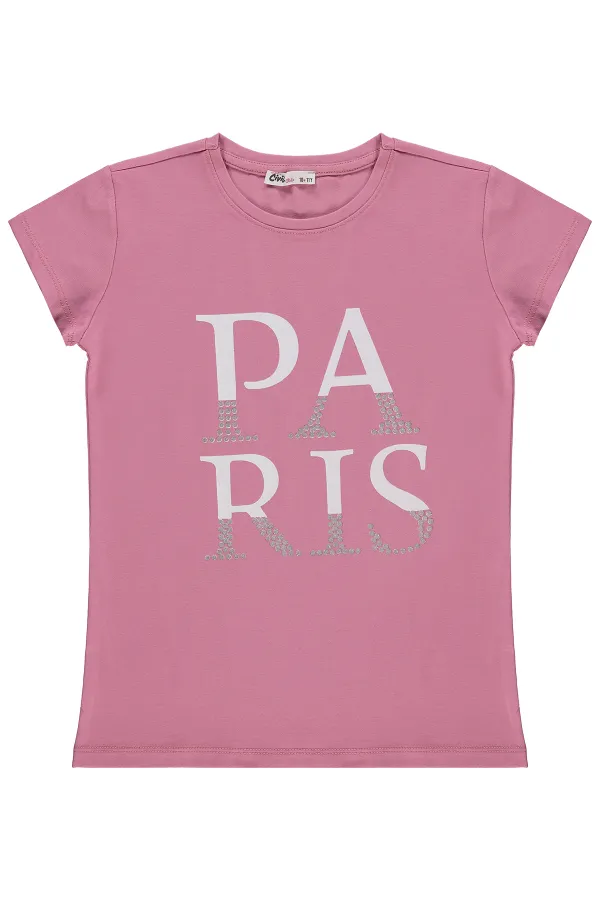 Girls' T-Shirt Km 10-13 Years Rose Pink - Pack