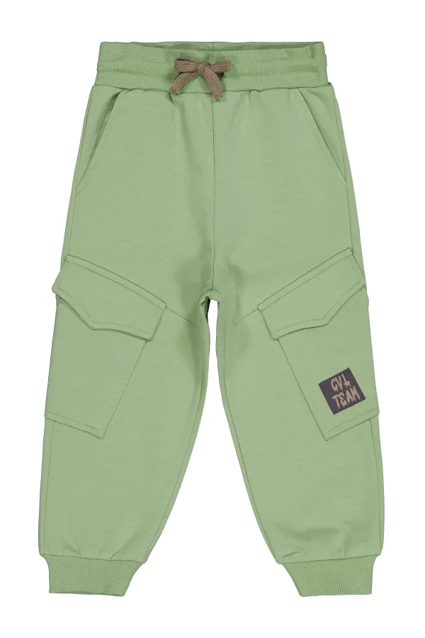 Pantalon de survêtement pour garçon, 2-5 ans, vert clair - Lot