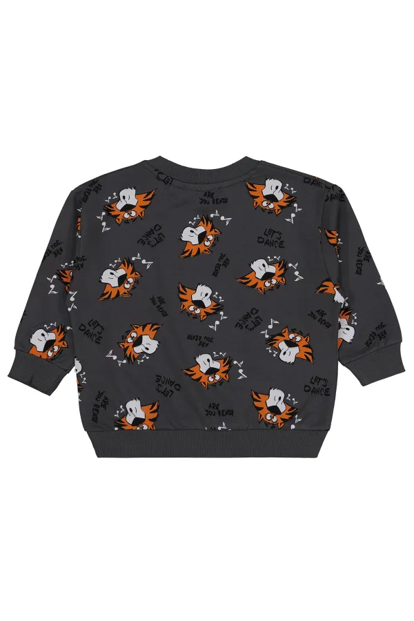 Boy Sweatshirt 2-5 Years Old Anthracite - Package