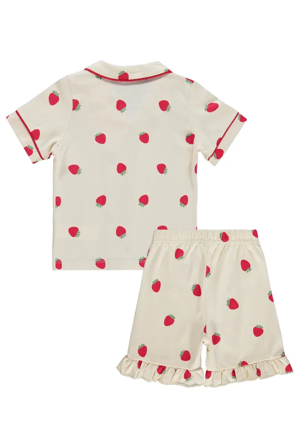Kız Çocuk Pijama Takımı 2-5 Yaş FilDişi - Paket