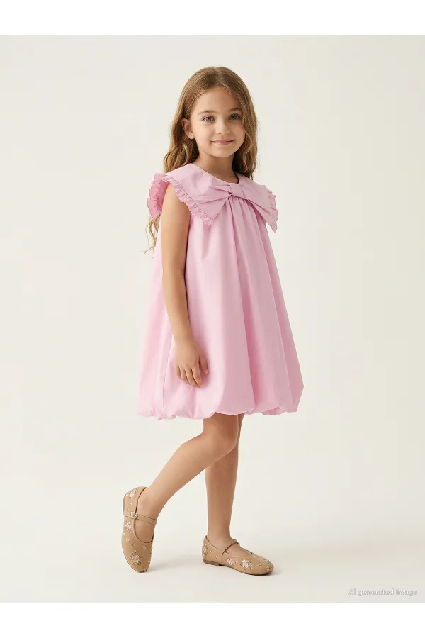 Combinaison et robe pour filles, 6-9 ans, rose - Emballage