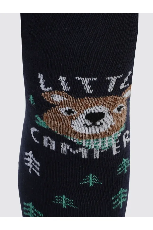 Collants bébé 0-24 mois bleu marine - Lot