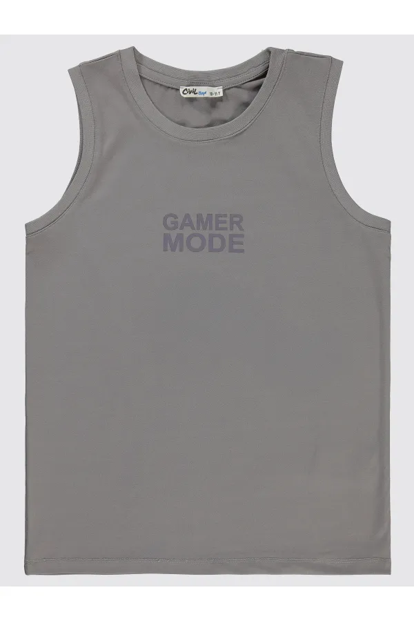 Lot de T-shirts gris pour garçons de 10 à 13 ans