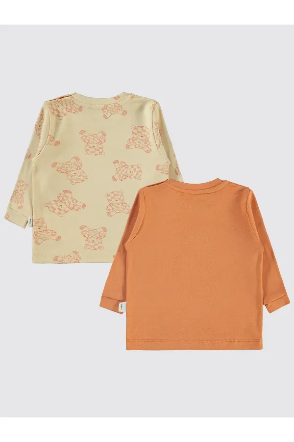 Sweat-shirt bébé 0-24 mois Cannelle - Lot