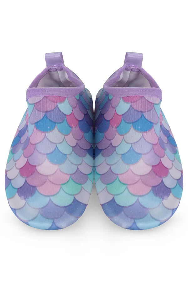 Chaussures de plage pour filles, pointures 31 à 35, lilas - Emballage