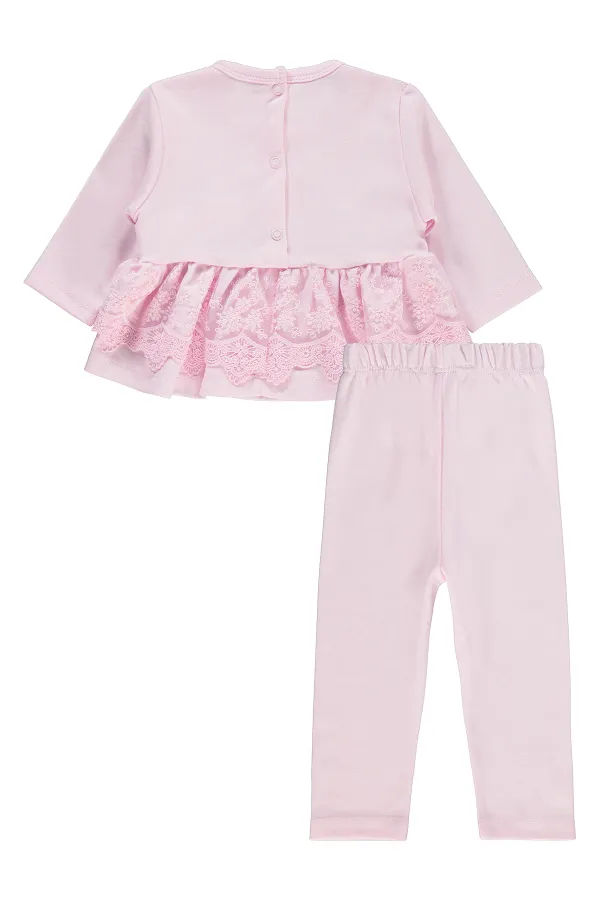 Bebek Takım 0-24 Ay Pembe - Paket
