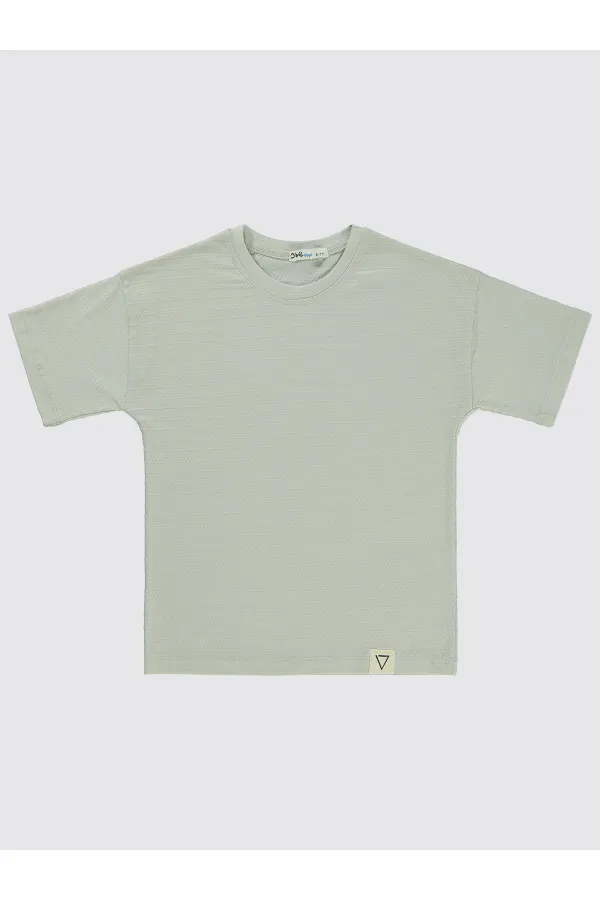 Boys T-Shirt 6-9 Years Old Light Gray - Pack