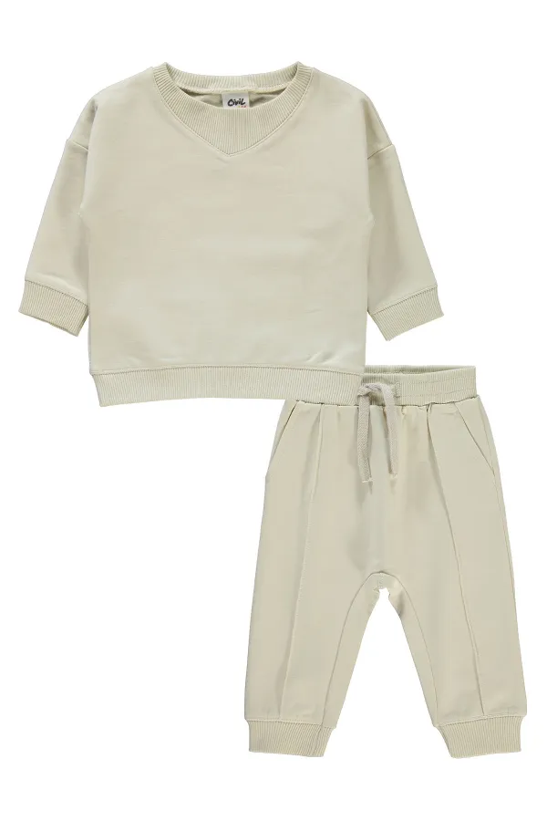 Baby Set 0-24 Months Stone Color - Package