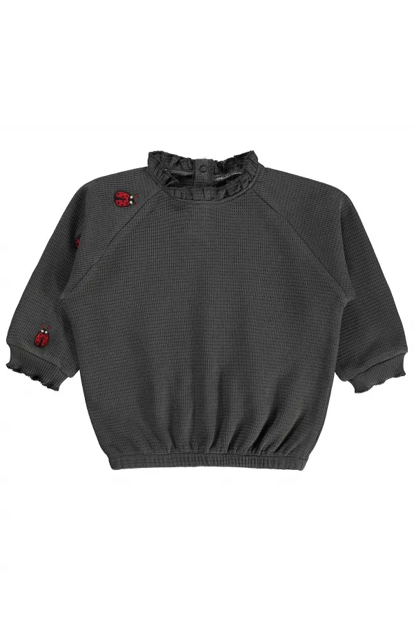 Bebek Sweatshirt 0-24 Ay Antrasit - Paket