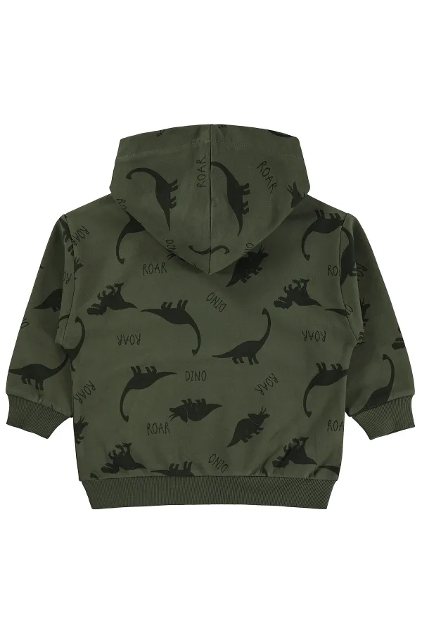 Erkek Çocuk Sweatshirt 2-5 Yaş Koyu Haki - Paket