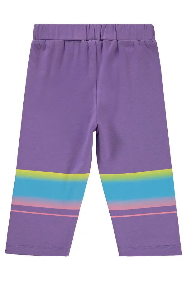 Collants pour filles de 10 à 13 ans, violet clair - Emballage