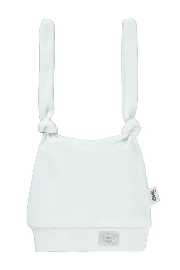 Bebek Bebe Şapka Bere ve Setler 0-24 Ay Beyaz - Paket