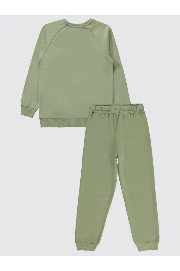 Ensemble de survêtement garçon 6-9 ans kaki - Emballage