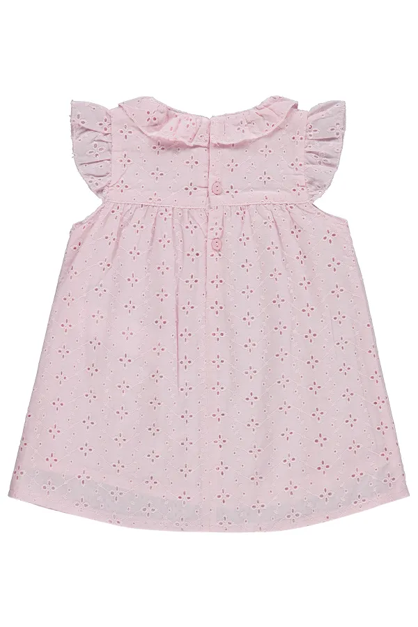 Bebek Jile ve Elbise 0-24 Ay Toz Pembe - Paket