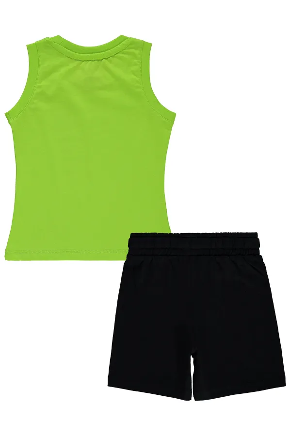 Costume garçon vert citron 2-5 ans - Emballage