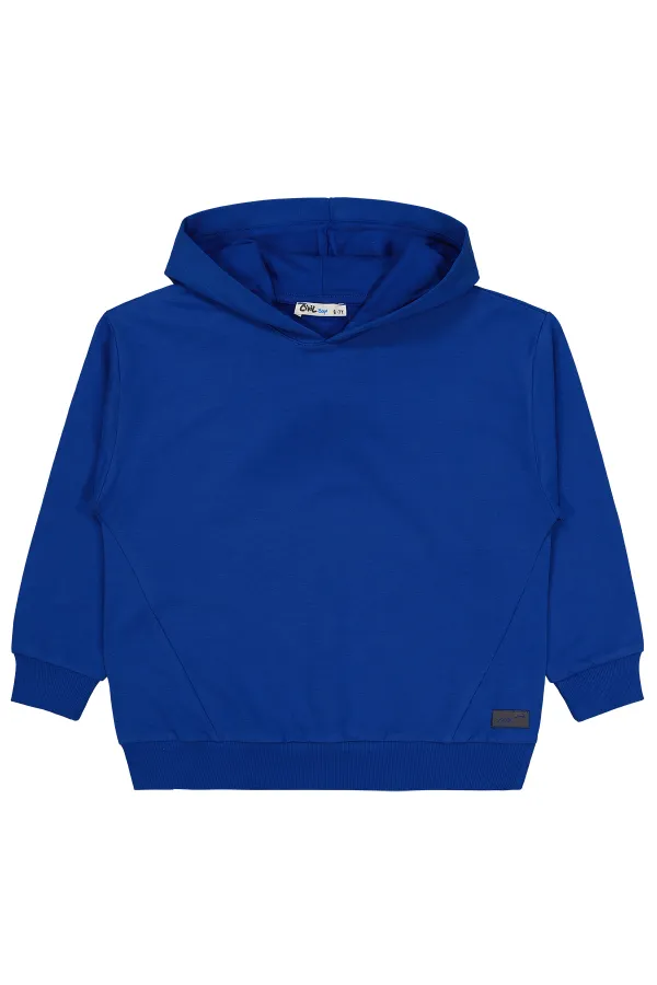 Sweat-shirt garçon 10-13 ans, coloris Saxe foncé - Emballage