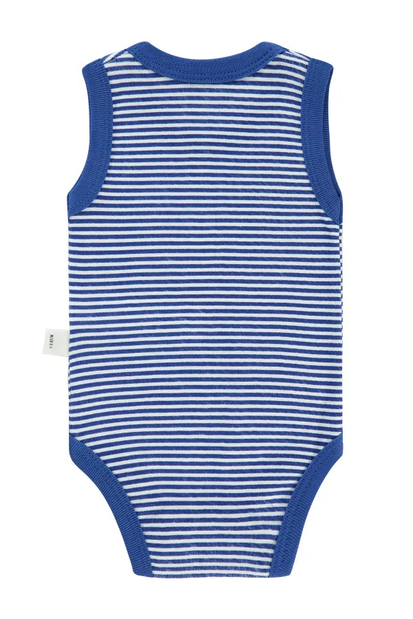 Bebek Çıtçıtlı Badi 0-24 Ay Lacivert - Paket