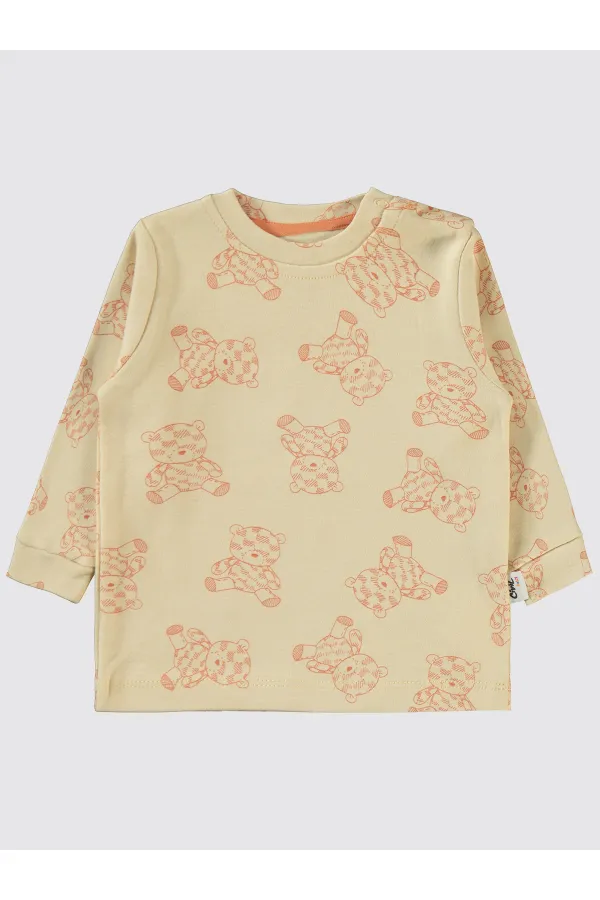 Sweat-shirt bébé 0-24 mois Cannelle - Lot