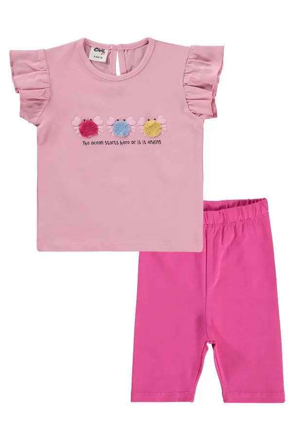 Bebek Takım 0-24 Ay Pembe - Paket