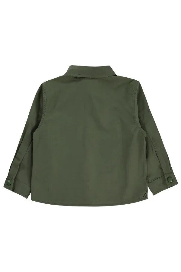 Erkek Çocuk Gömlek 2-5 Yaş Haki - Paket