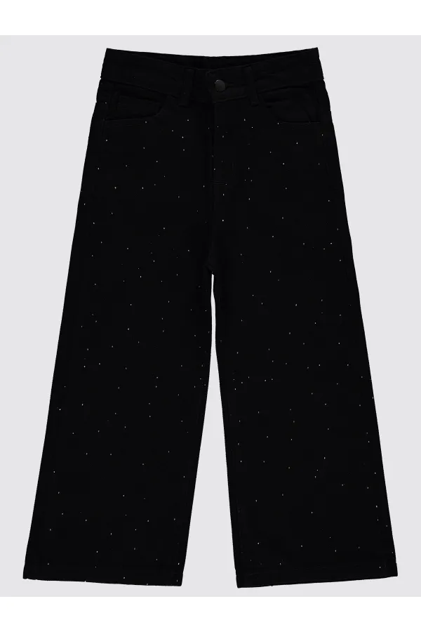 Pantalon noir pour fille de 10 à 13 ans - Lot
