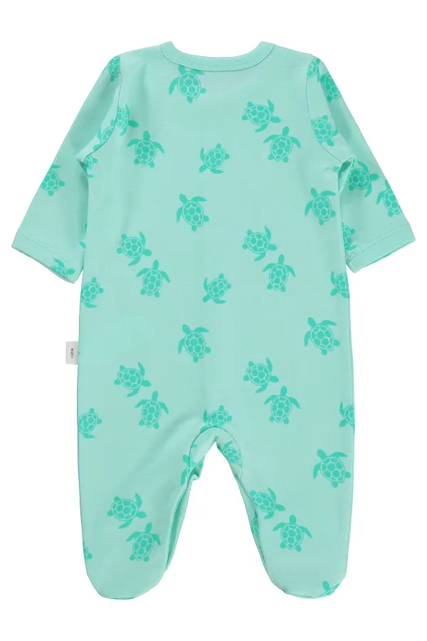 Grenouillères bébé 0-24 mois Menthe - Emballage