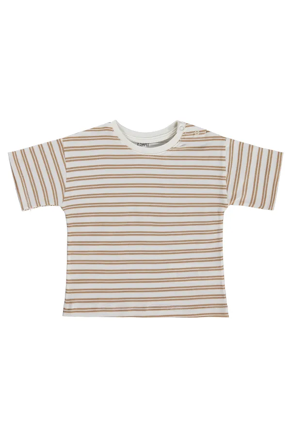 Baby T-Shirt 0-24 Months Camel - Pack