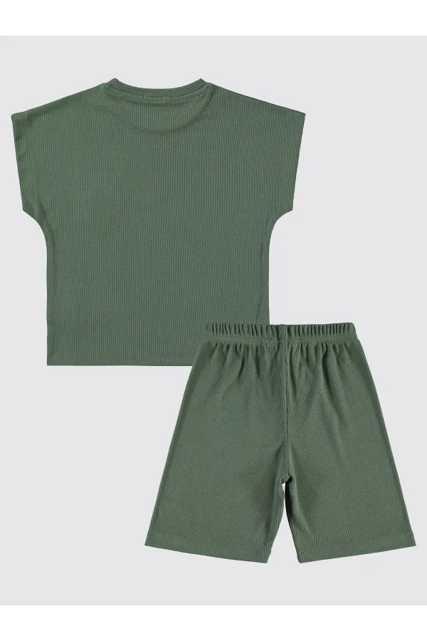 Boys Suit 6-9 Years Old Dark Khaki - Package