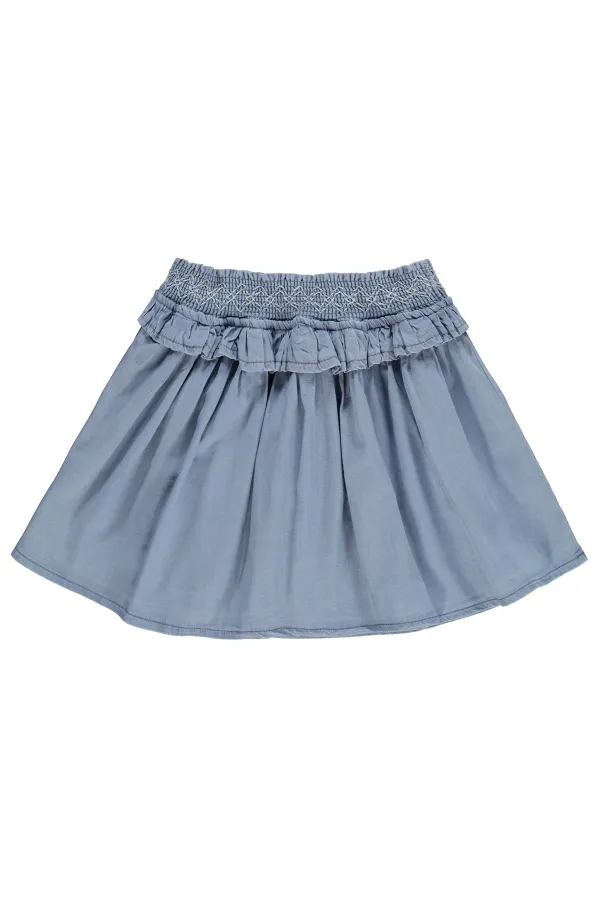 Kız Çocuk Etek 2-5 Yaş Mavi - Paket