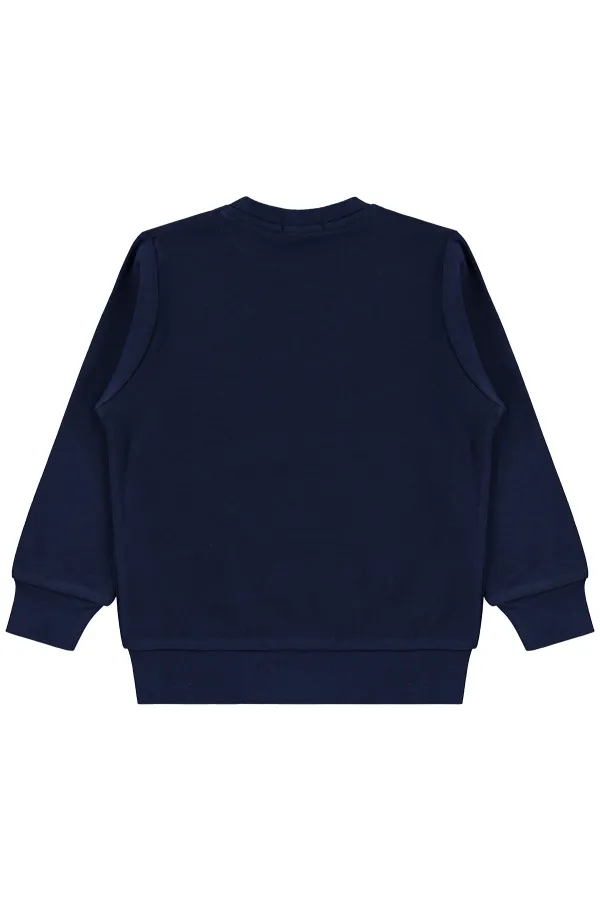 Erkek Çocuk Sweatshirt Km 2-5 Yaş Lacivert - Paket