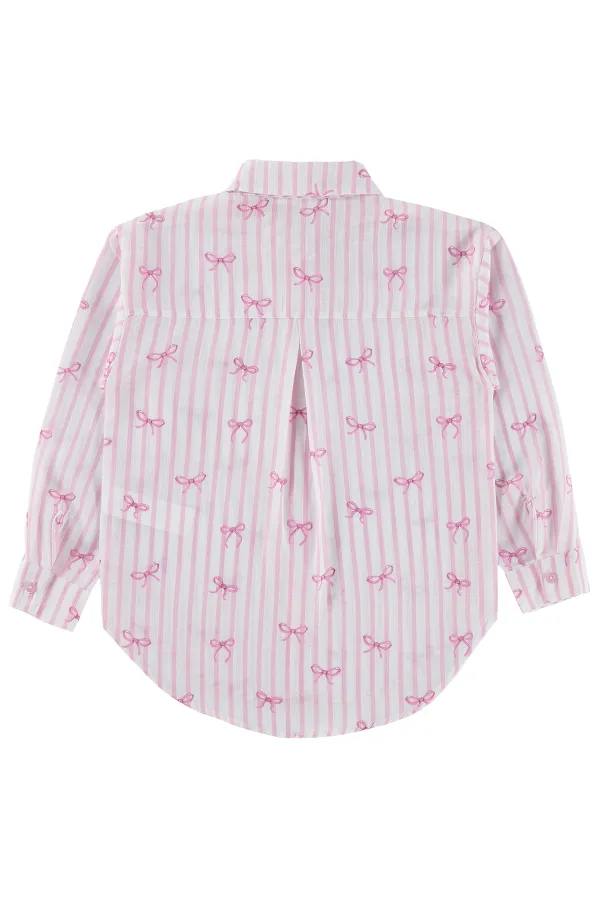 Lot de t-shirts roses pour filles de 6 à 9 ans