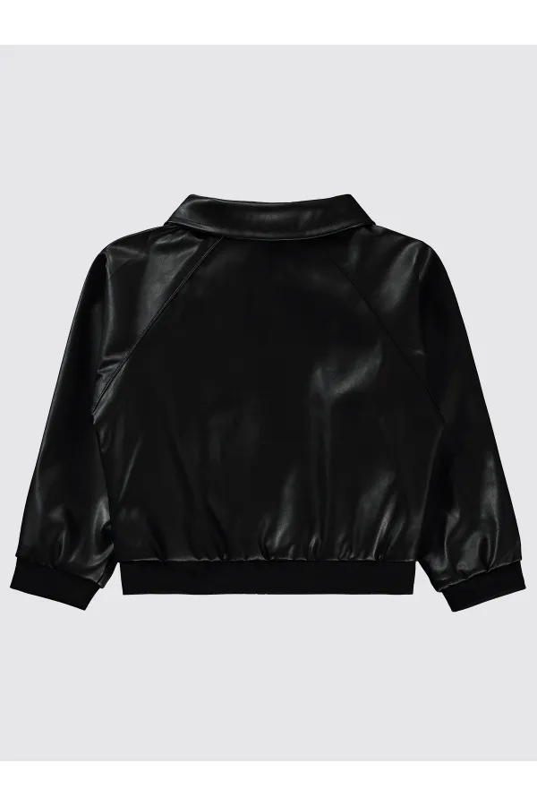 Kız Çocuk Ceket 2-5 Yaş Siyah - Paket