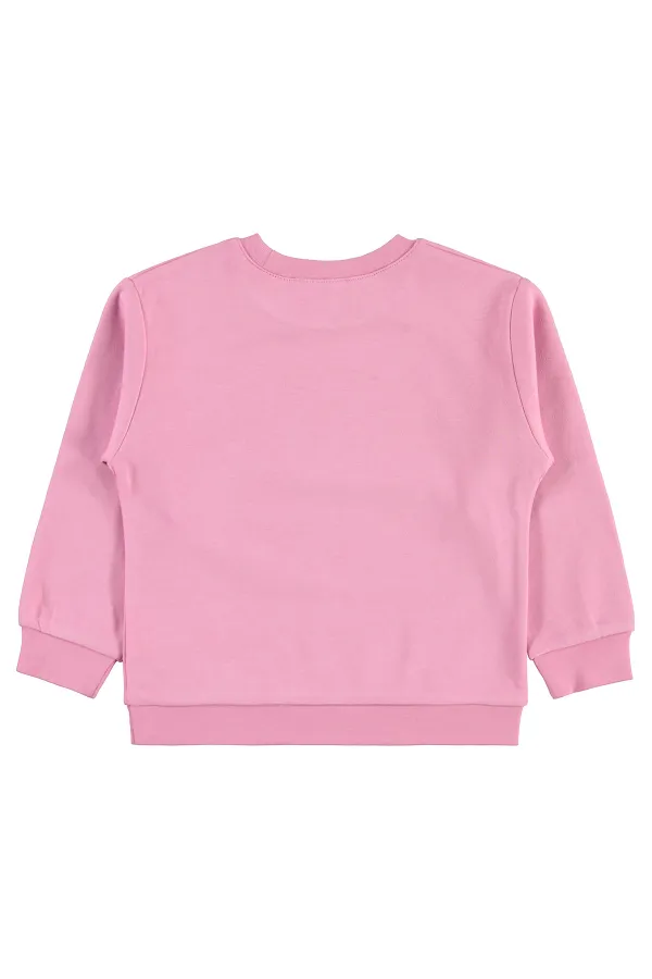Kız Çocuk Sweatshirt Km 2-5 Yaş Soft Pembe - Paket