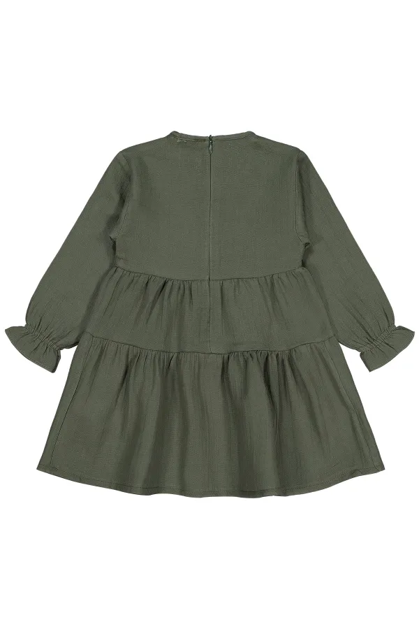 Girl's Vest and Dress 2-5 Years Khaki - Package