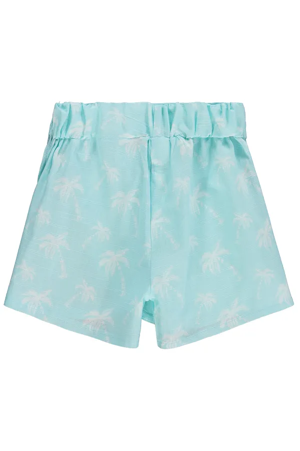 Girls' Shorts, Ages 2-5, Mint - Pack