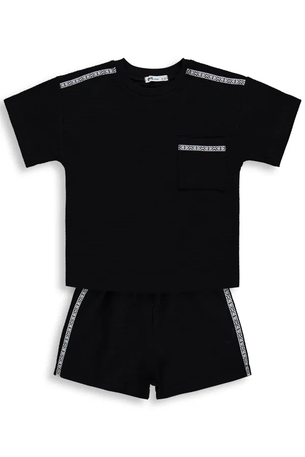 Erkek Çocuk Takım 2-5 Yaş Siyah - Paket