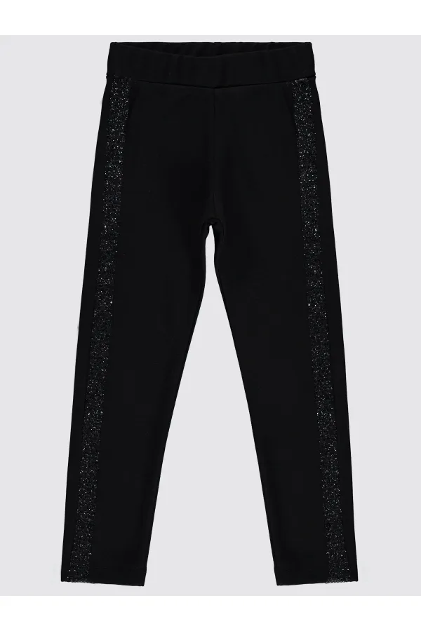 Collants noirs pour filles de 6 à 9 ans - Lot