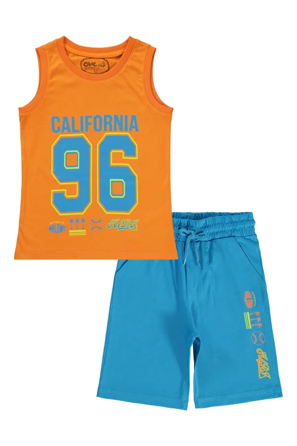 Boys Suit 6-9 Years Old Light Orange - Package