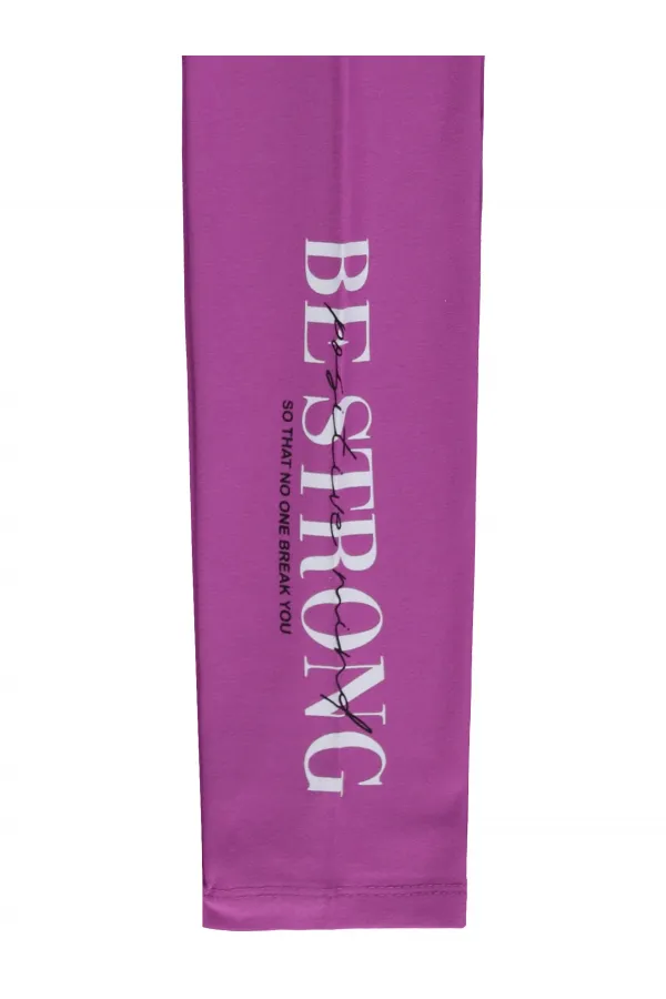 Leggings pour filles Km 10-13 ans Hyper Purple - Lot