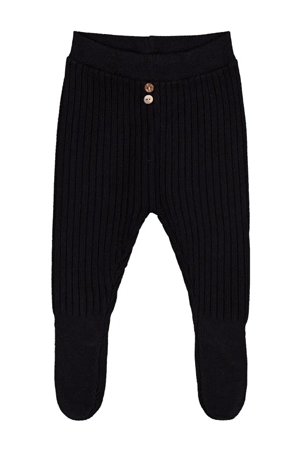 Baby Tracksuit Bottoms 0-24 Months Black - Pack