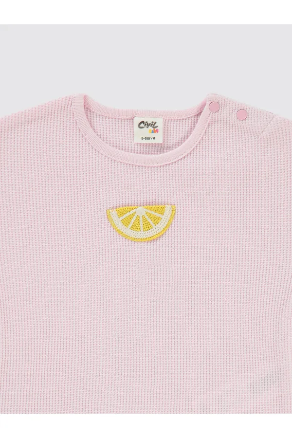 Lot de T-shirts roses pour bébé (0-24 mois)