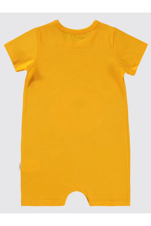 Grenouillères bébé 0-24 mois orange clair - Emballage